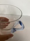 Set Of 8 Vintage MCM Glass Tumblers With Handles Amethyst, Blue, Amber, Smoke — photo 5