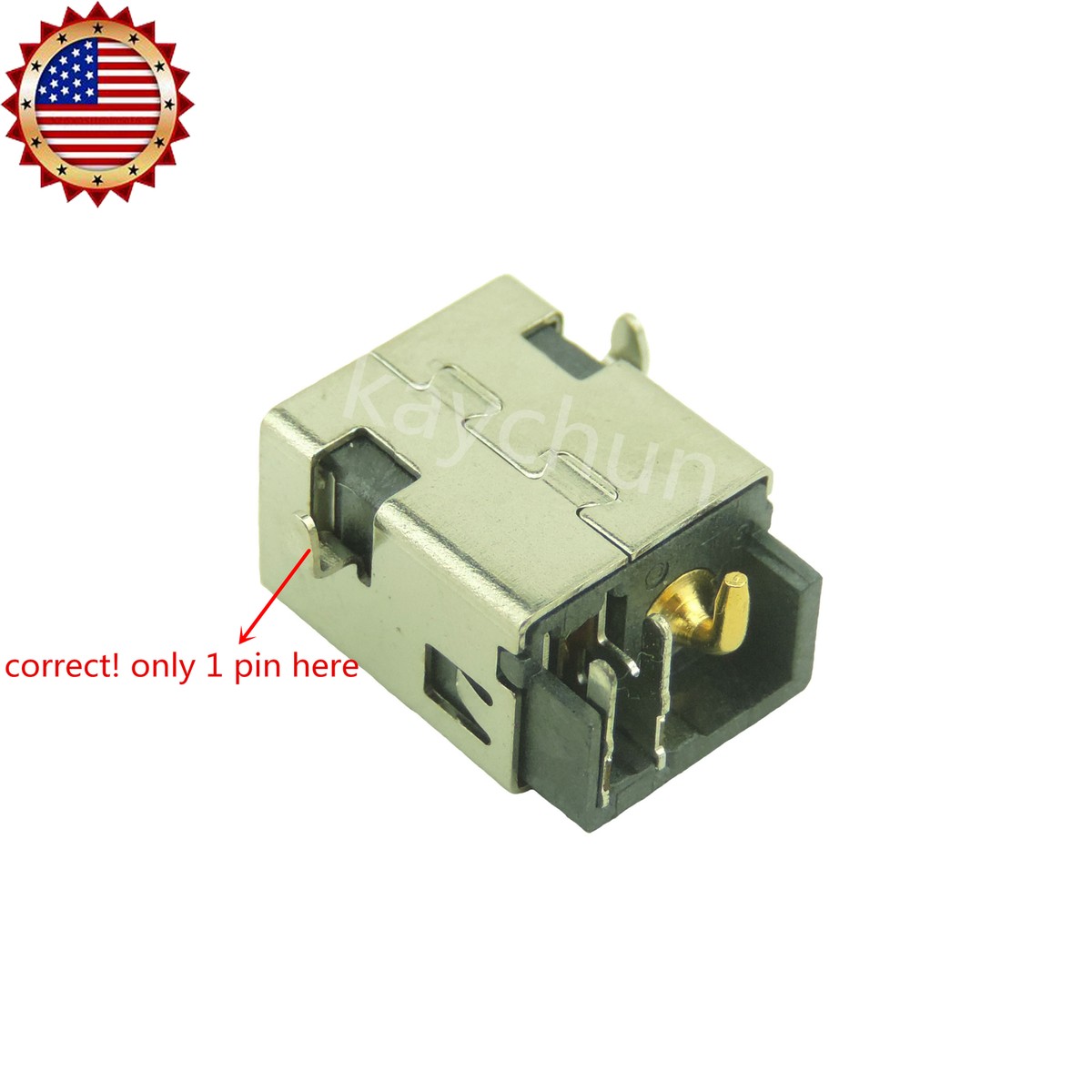 Original DC IN power jack for OverPowered Gaming Laptop OP-LP3