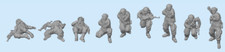 Star Wars Legions Miniatures - Scarif Rebel Troops. Dead & Attacking pose