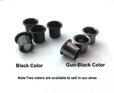 1/4" 6.5mm Pure copper Black Gun-black Rivet Eyelets for DIY Kydex Holster