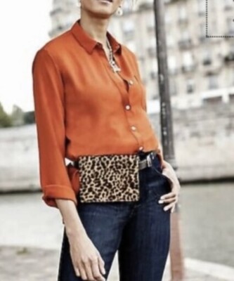 J.jill leopard print calf hair belt bag J.jill belt bag main image 3