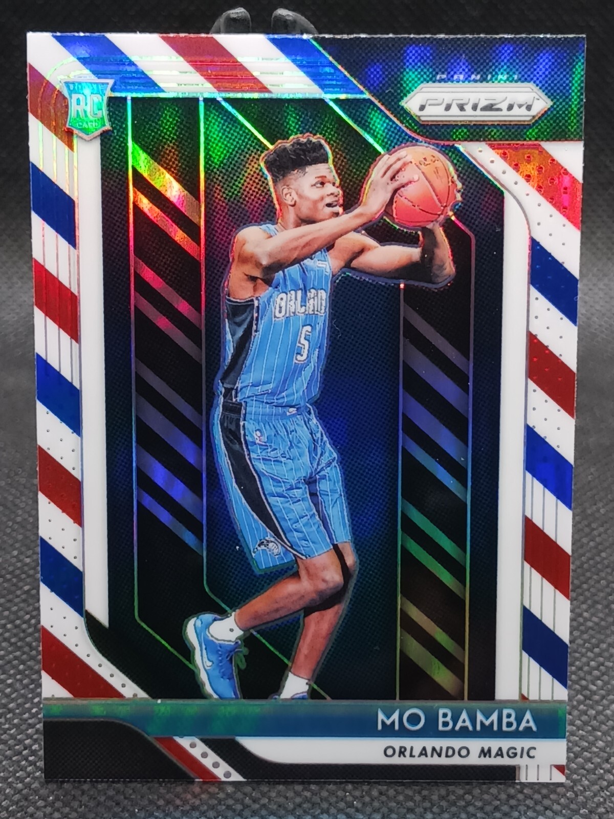 2018-19 Prizm RWB Refractor - Mo Bamba RC #99 Los Angeles Clippers