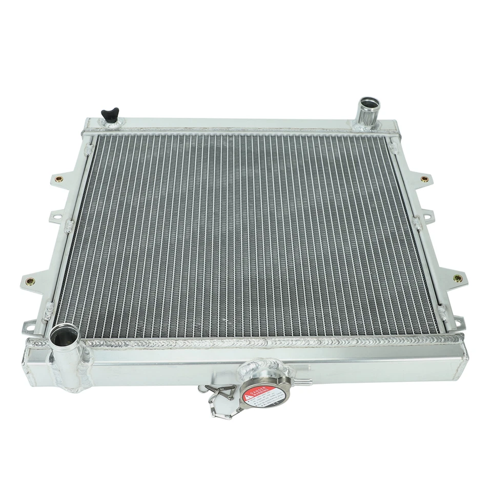3Row Aluminum Radiator Fit 84-95 Toyota Pickup Base 92-95 4Runner SR5 L4 2.4L MT - Image 3 of 4