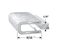 18 White Edge Trim Lok Seal Lock Camper Trailer Rv Boats Heavy Equipment