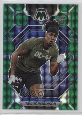 2023 Panini Mosaic Rookies Green Mosaic Prizm Tavius Robinson #365 2xd