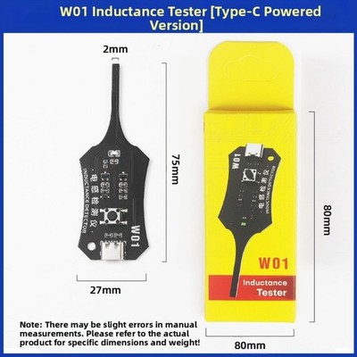 Type C Powered Inductance Tester for Electronics Repair and Fault Diagnosis