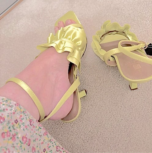 Next Strappy Comfort Sandals. Size 3. New with Tags. Green. Cushioned sole. - Picture 7 of 7