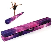 7FT Folding Gymnastic Beam Portable Floor Balance Beam w/Handles for Gymnasts