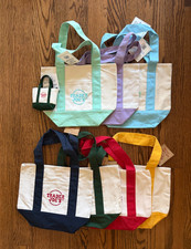 Trader Joe  s Official Mini Canvas Reusable Tote Bags READ DESCRIPTION 