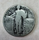 1929 Philadelphia Mint Standing Liberty Quarter - 90% Silver - Free Shipping!