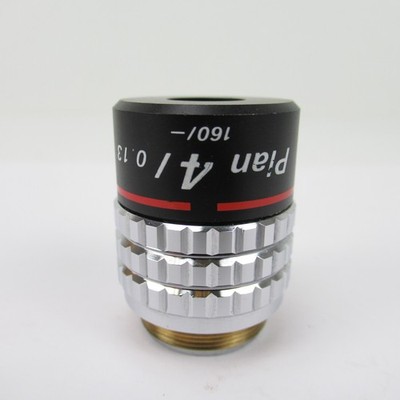 NIKON PLAN 4X/0.13 160/- CFN MICROSCOPE OBJECTIVE LENS