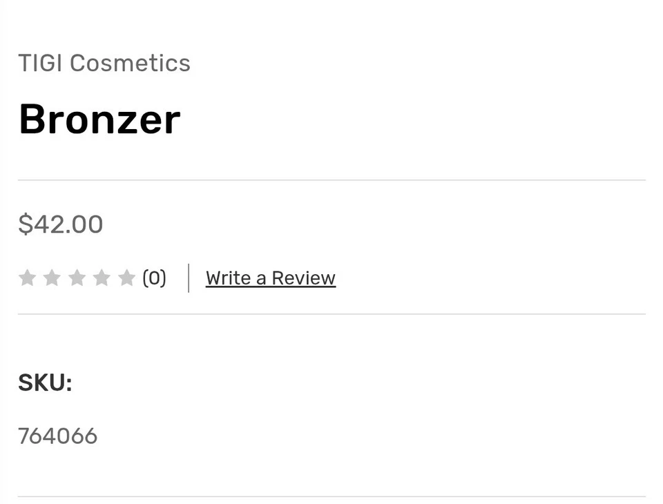 TIGI Bronzer Gorgeous Cosmetics Beauty Glossy Sun-Kissed New In Box - Image 4 of 4