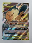 Eevee & Snorlax GX SM169 Black Start Promo Alt Art NM