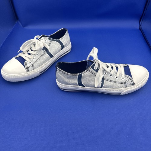 Indianapolis Colts Foco Women's SZ 10 Shoes Glitter Low Top NFL Football