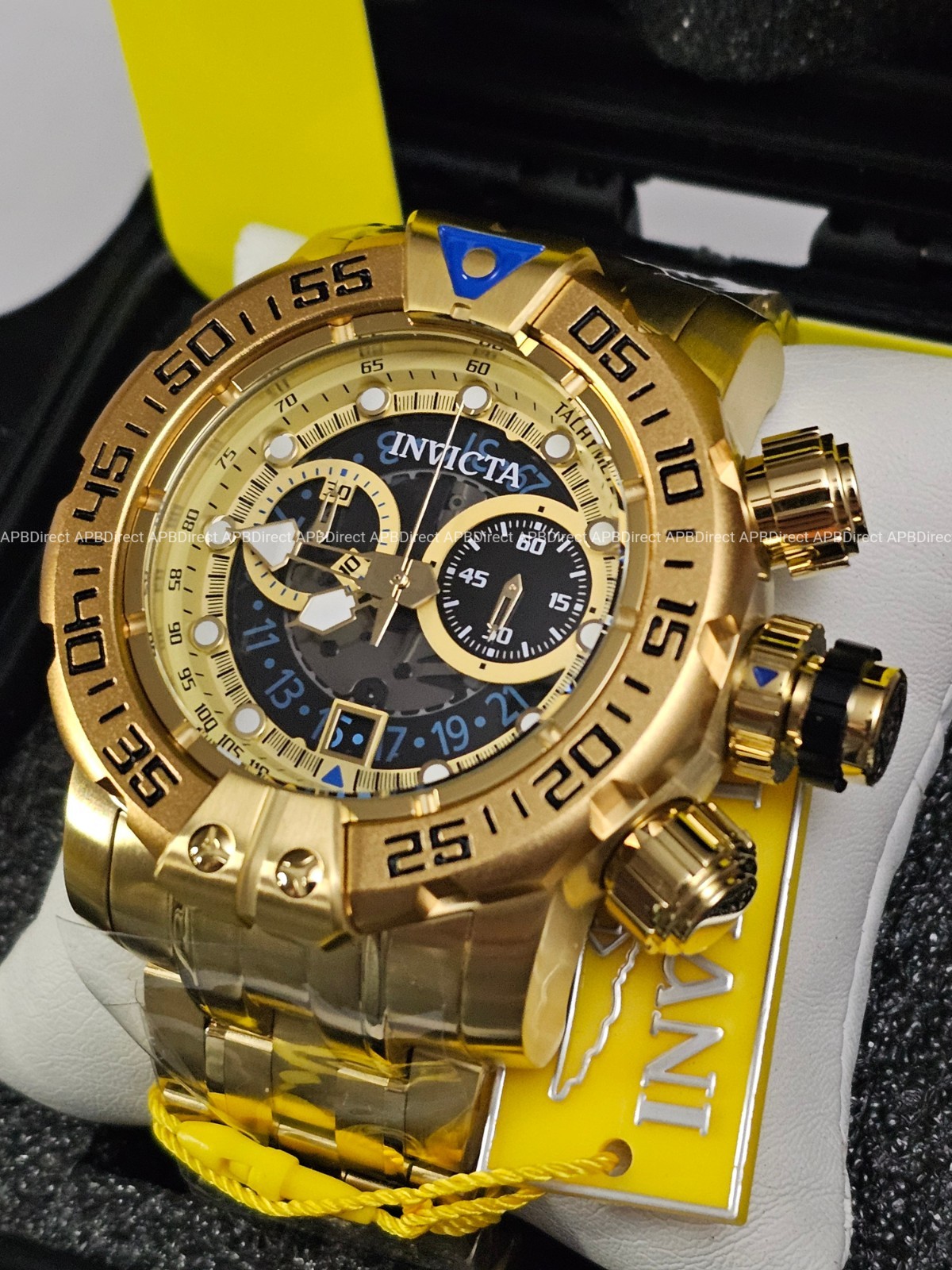 Invicta - SEA HUNTER 57mm Next Gen Swiss Z50 Chrono - Chapado en Oro - Reloj Hombre