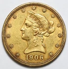 1906 $10 Gold Liberty Eagle Coin - RAW - Nice Condition / Nice Luster - Pre-1933
