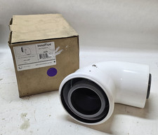 INNOFLUE ICEL2487 Vent Systems 2-4"  X 87 Concentric PPs/AIu Elbow