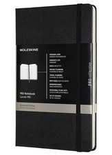 Image of MOLESKINE - Hard Cover Pro Notebook - Carnet Pro- Black- 21X13CM- New - RRP £25