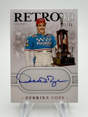 2021 National Treasures DERRIKE COPE Retro Signatures Auto /25 #RSDC