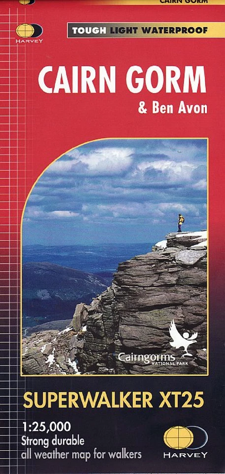 Cairn Gorm & Ben Avon Harvey SuperWalker map - O