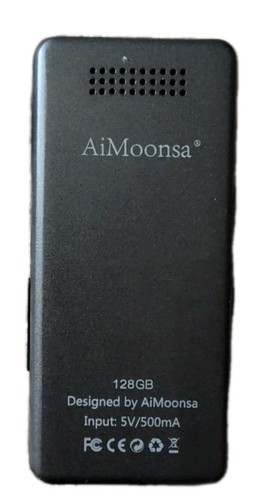 AiMoonsa B27 Lettore Musicale MP3 128GB Nuovo Pronto Descrizione - Foto 2 di 2