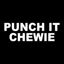 Punch It Chewie Spaceship Sticker Decal Sticker White Die Cut Vinyl