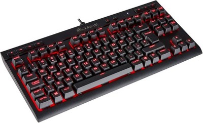 CORSAIR K63 Mechanische Gaming Tastatur Cherry MX Red Blau LED TKL QWERTZ Layout