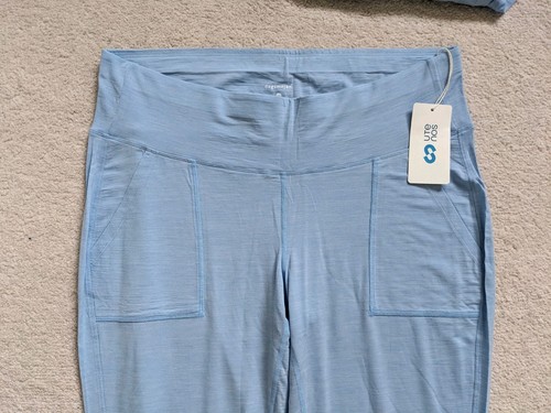 Dagsmejan NATTWARM Merinowolle Pyjama Set XXL blau Langarm Oberteil Unterteil neu mit Etikett  - Bild 4 von 7