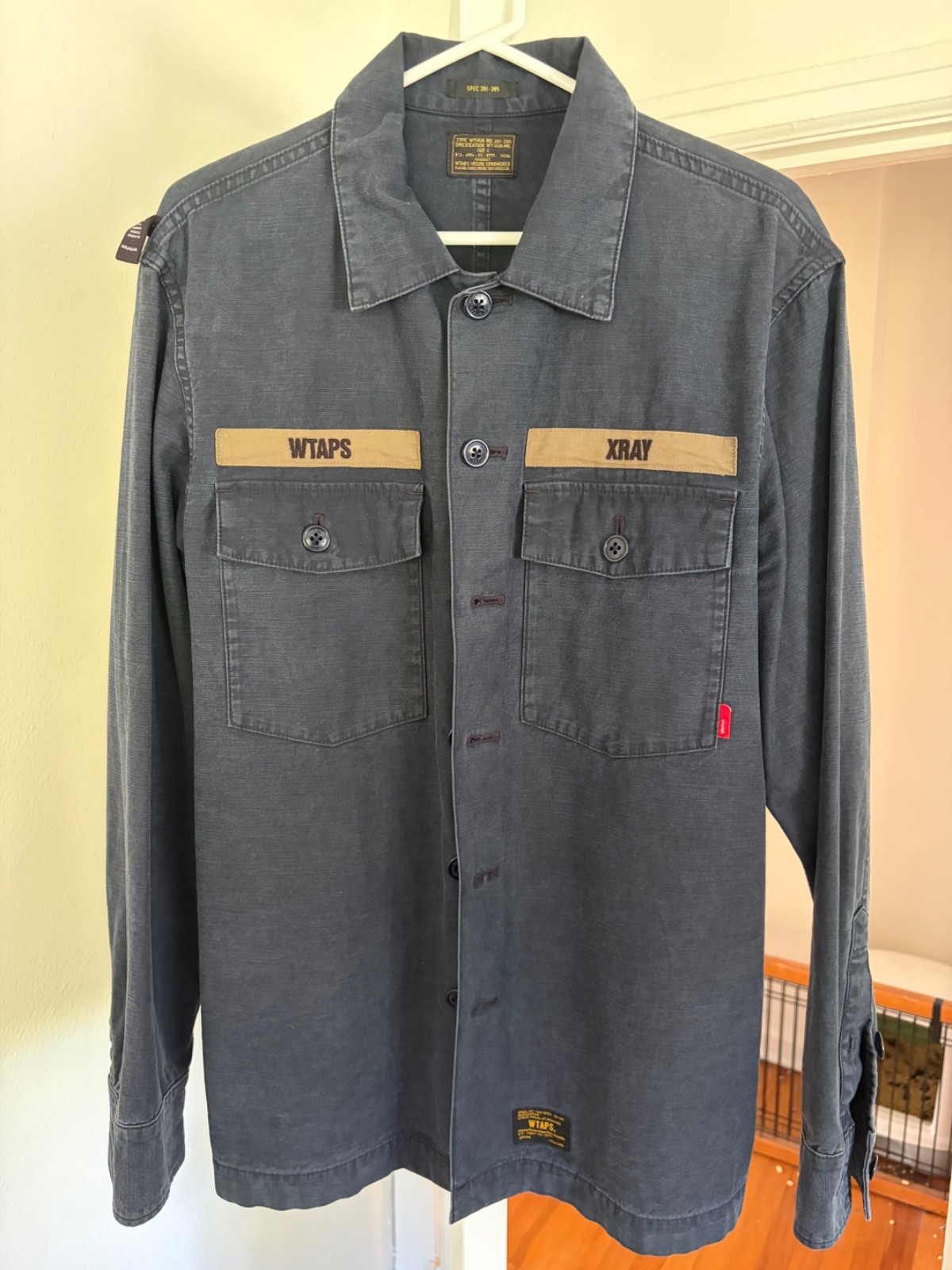 WTAPS BUDS LS Lサイズ WTAPS Buds / LS / Cotton. Twill XL Navy - Gem