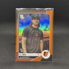 2023 Topps Big League Wrapper Redemption Orange Foil 13/25 DL Hall #WR-57 1e8j