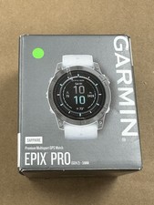 Garmin Epix Pro Gen 2 Titanium Sapphire Edition Orologio GPS CINTURINO ARGENTO/NERO 51mm