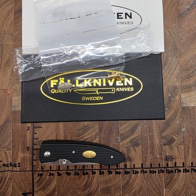 Fallkniven PCx Folding Knife - 3'' Laminated Cobalt Steel Blade Extra Hardware