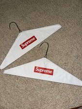 Supreme Box Logo Clothes White Laundry Hangers 2 Brand New FW24 Authentic