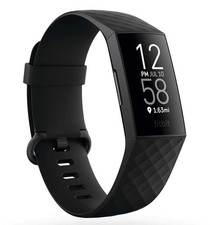 Fitbit Charge 4 Black Advanced Fitness Wearable Tracker - Deep Black