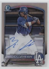 2025 Bowman Chrome Prospect Auto Refractor /499 Zyhir Hope #CPA-ZH Auto