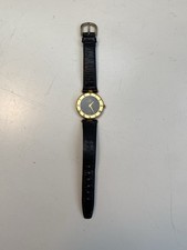 Orologio PRYNGEPS Quartz vintage cassa color oro 5 MIC numeri romani pelle