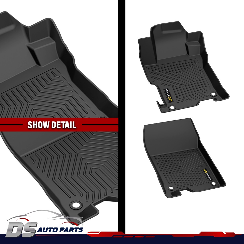 Fit For 2008-2012 Honda Accord TPE All Weather 3D Floor Mats Carpets Liner Cover