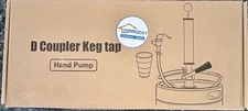 D Coupler Keg Tap Hand Pump Heavy Duty 8" New
