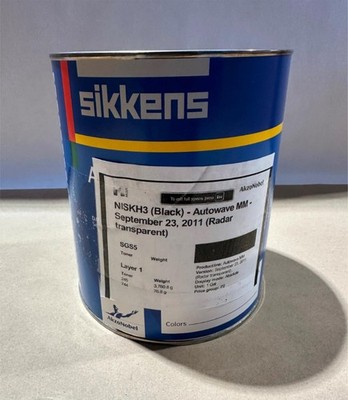1 Gallon Sikkens Autowave MM Nissan KH3 Super Black Radar Transparent Auto Paint