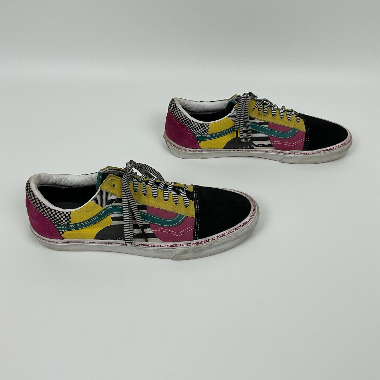 Vans Old Skool Multicolor Patchwork Sneakers Size… - image 5