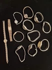 Vintage Watch Lot Waltham Timex Cheaper Parts Repair Mixed Lot Great Bands