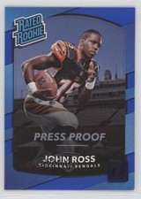 2017 Panini Donruss Rated Rookie Press Proof Blue John Ross III #344 0r4y
