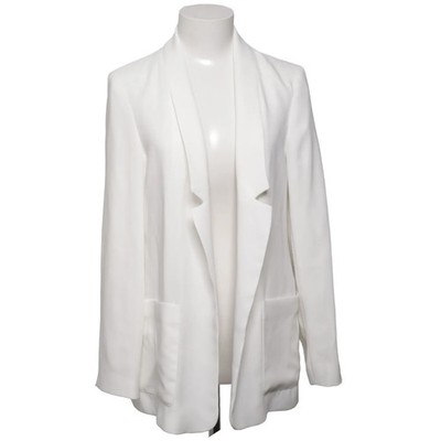 Zara Basic Collection, Blazer, Größe: M, Weiß, Einfarbig, Damen #zwL