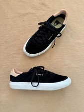 Adidas x Nora Vasconcellos trainers Black suede White soles VGC UK 5.5 US 6 RARE