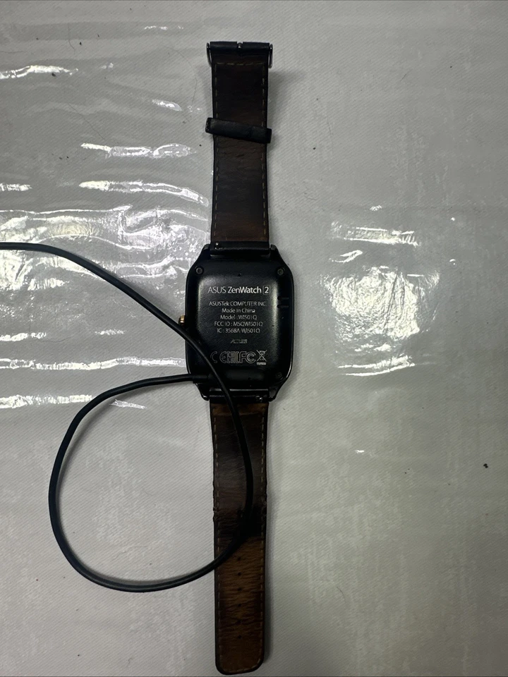 ASUS ZenWatch 2 WI501Q 45mm Smartwatch Stainless Steel Case, Brown Band, 4GB - Image 4 of 4