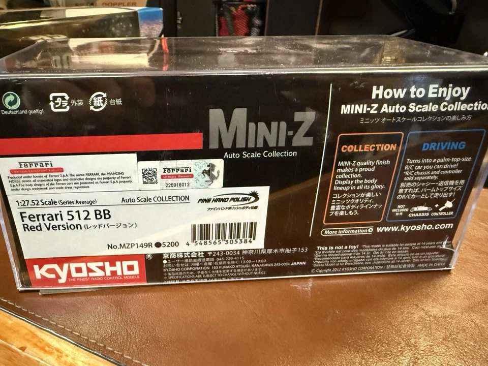 Super Rare Ferrari 512 BB Mini Z Body Autoscale - Image 4 of 4