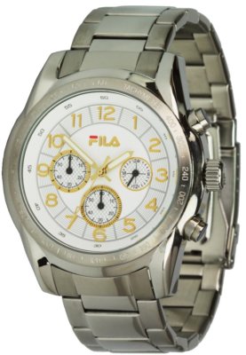 Fila Quarzuhr FA4123-16 Herrenuhr Quarz-Chronograph Stoppuhr Edelstahlband