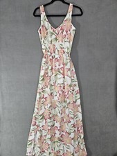 Show me your Mumu Multicolor Floral Kendall In Lady Lily Casual Maxi Dress Small