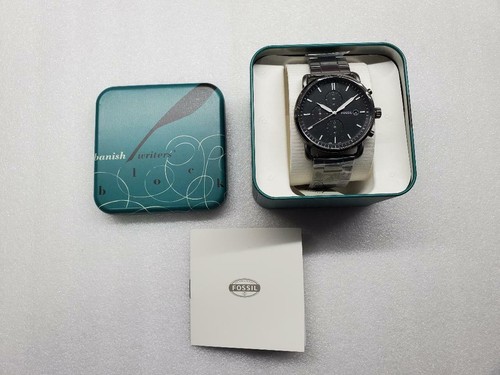 FOSSIL COMMUTER CHRONOGRAPH DATE BLACK 