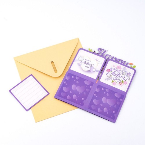 Greeting Card Mother's Day Gift Creative Flowers Pop Up Card Seasonal Decor - Picture 9 of 12